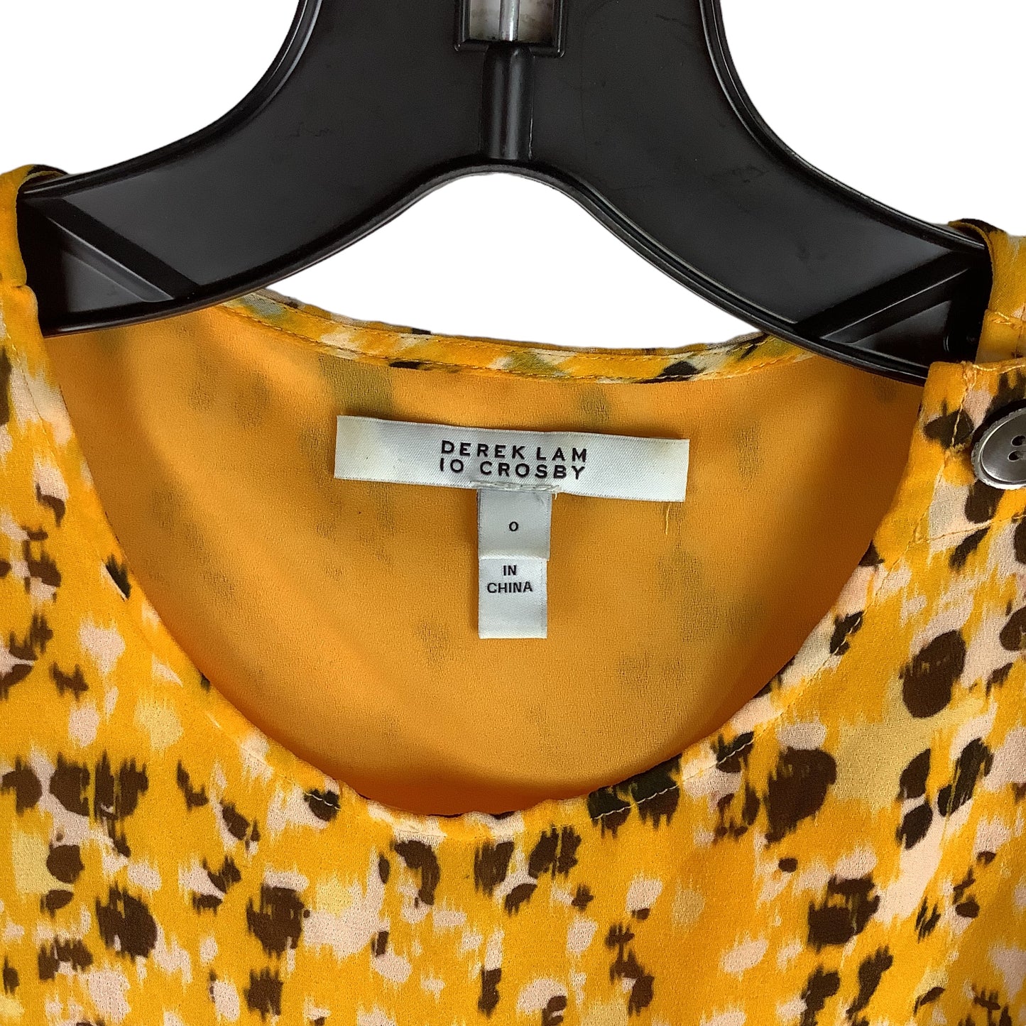 Top Long Sleeve By Derek Lam In Yellow, Size: 0