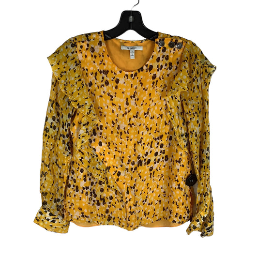 Top Long Sleeve By Derek Lam In Yellow, Size: 0