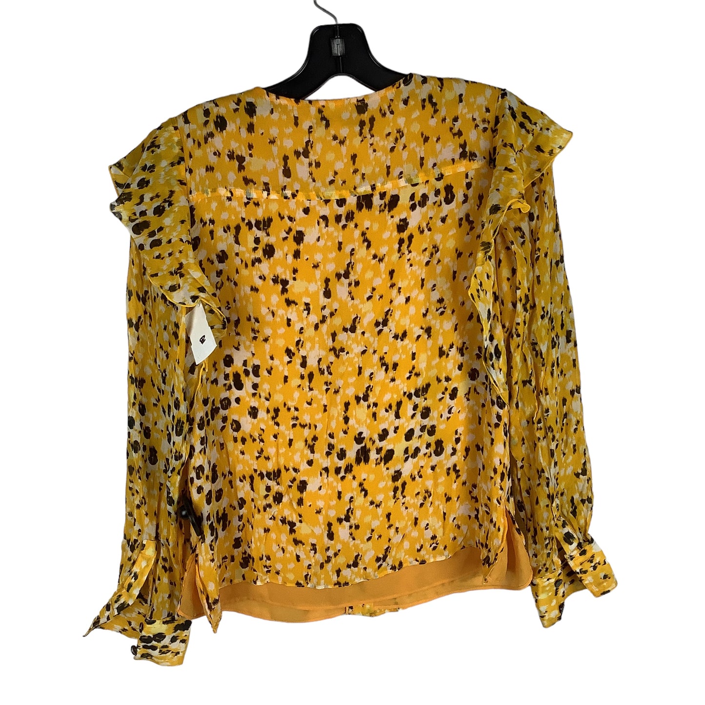 Top Long Sleeve By Derek Lam In Yellow, Size: 0