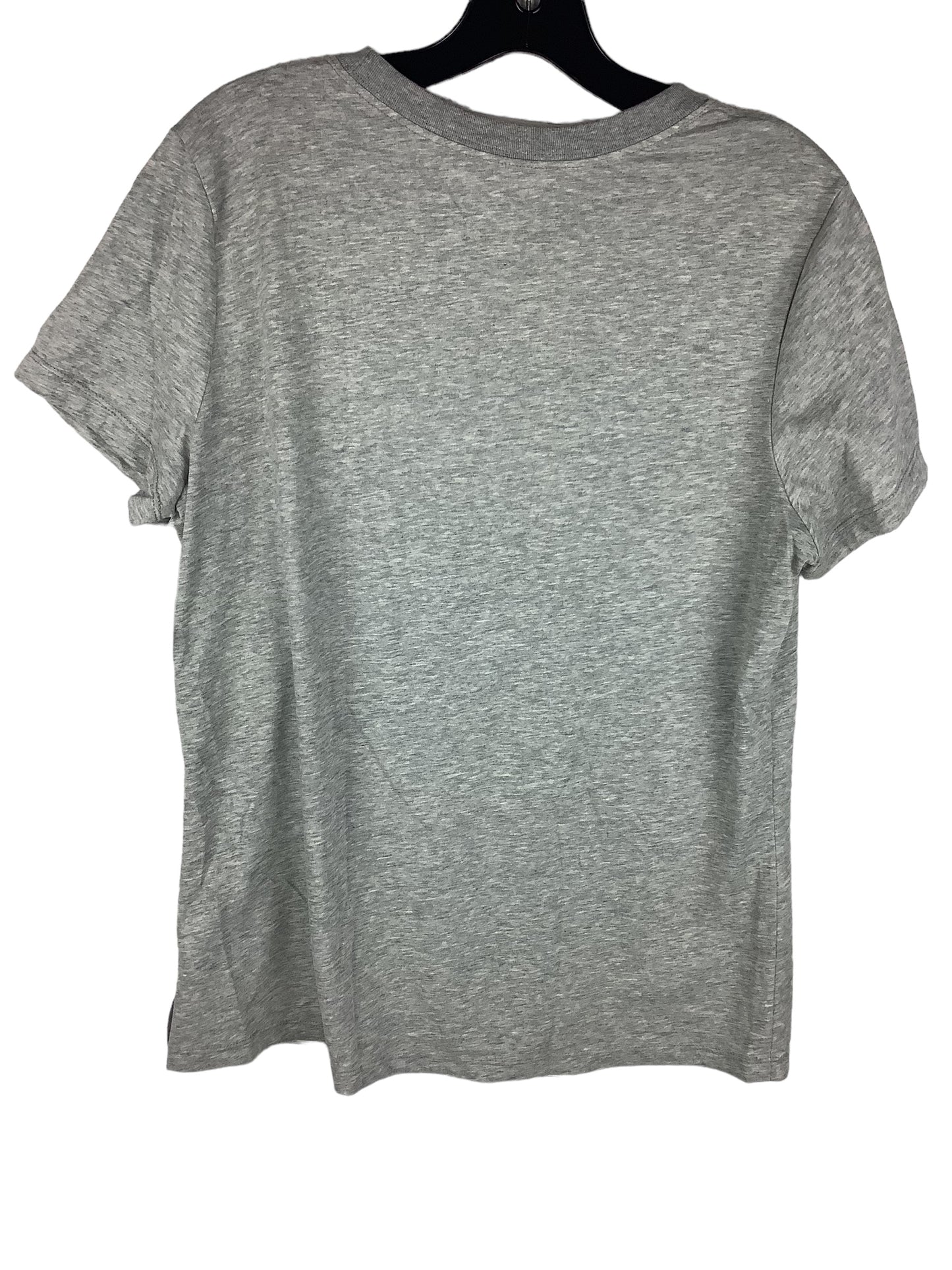 Top Short Sleeve Basic By Nike Apparel In Grey, Size: L