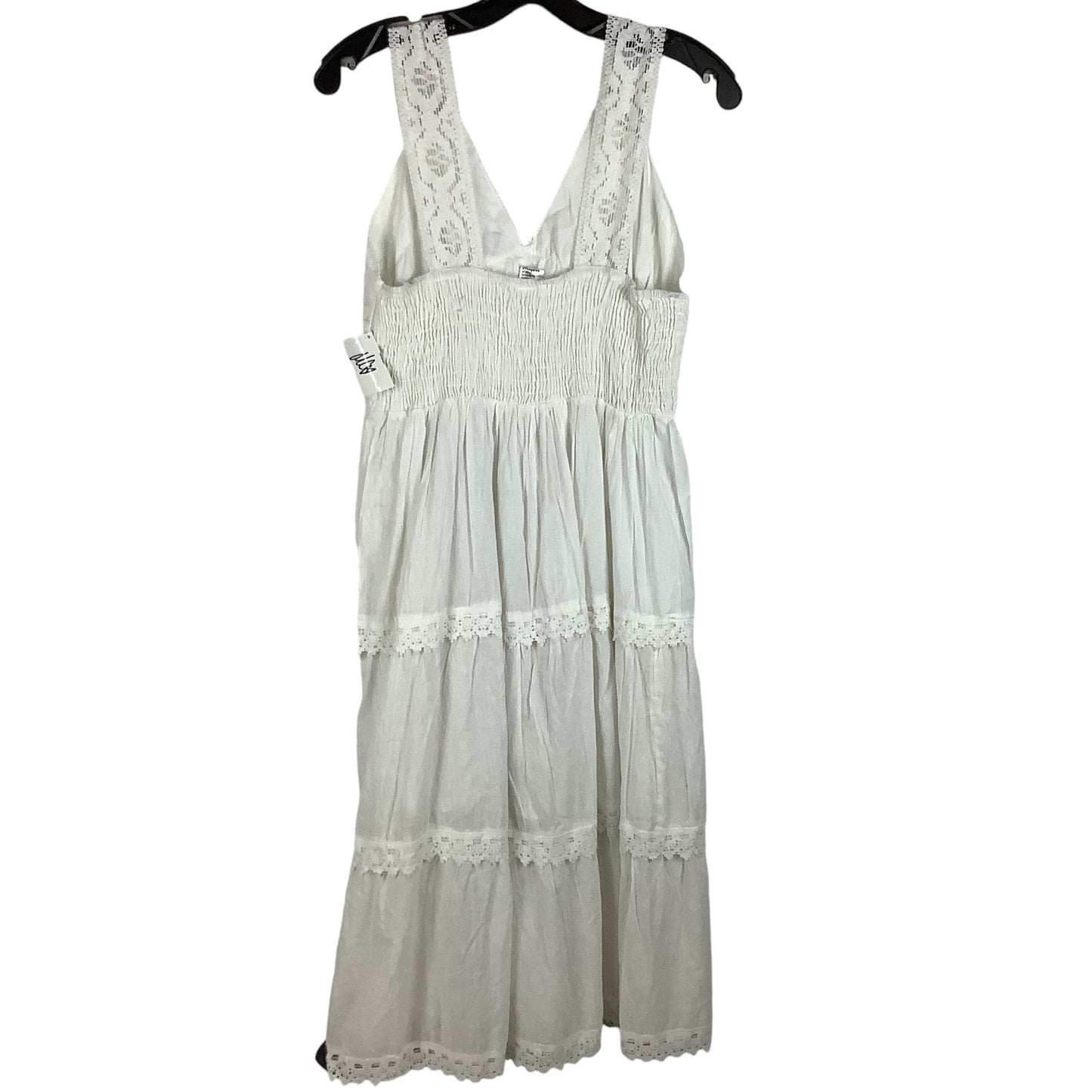 Dress Casual Maxi By Clothes Mentor In White, Size: M