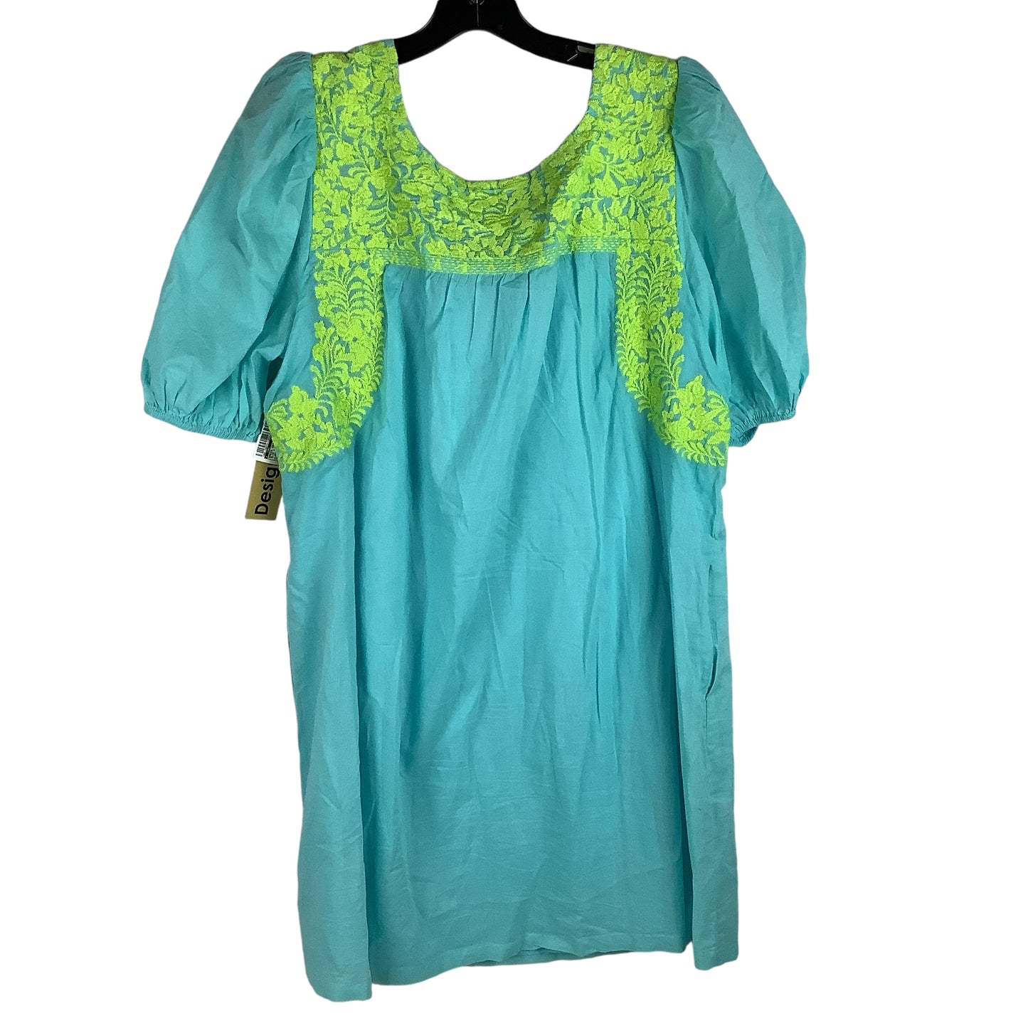 Dress Designer By Cmc In Blue & Green, Size: L