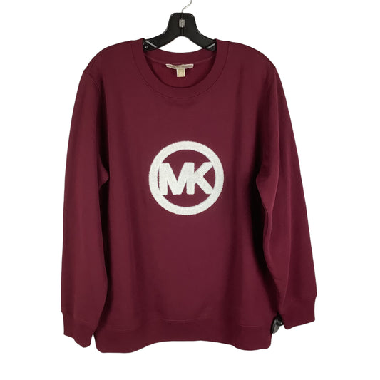 Sweatshirt Crewneck By Michael By Michael Kors In Purple, Size: M