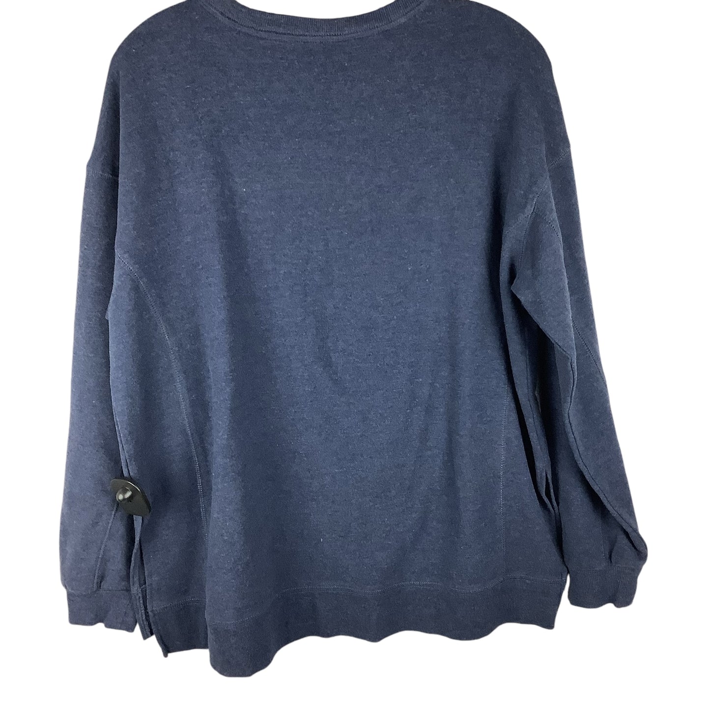 Sweatshirt Crewneck By Clothes Mentor In Navy, Size: L