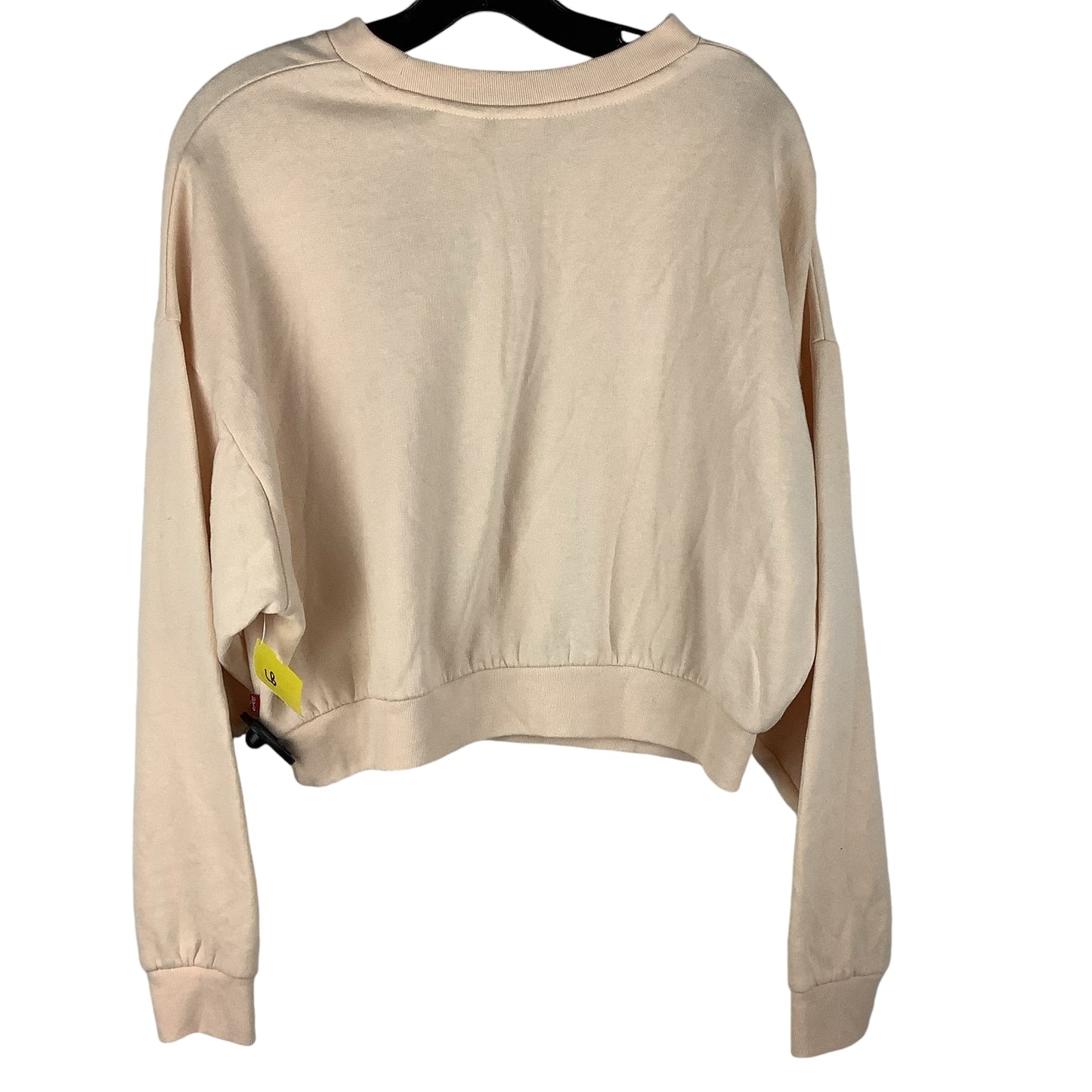 Sweatshirt Crewneck By Levis In Cream, Size: L