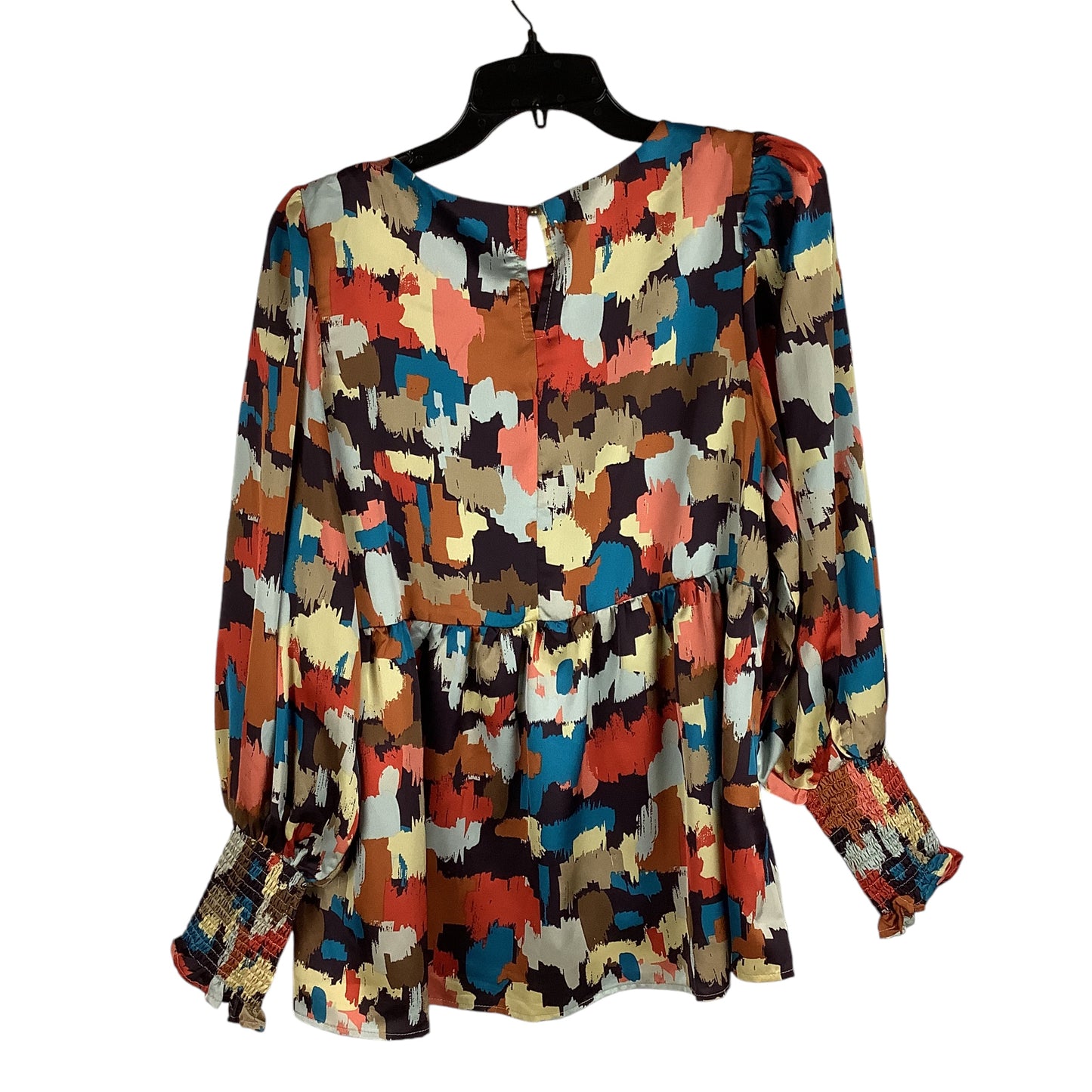 Top Long Sleeve By Entro In Multi-colored, Size: S