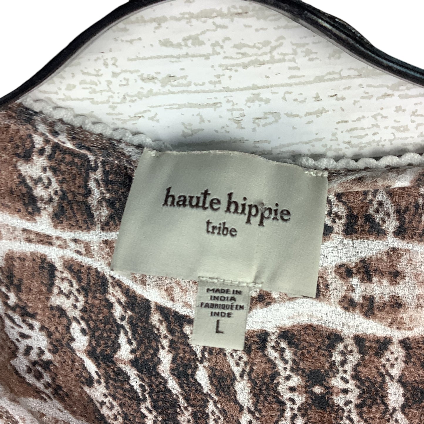 Top Long Sleeve By Haute Hippie In Brown, Size: L