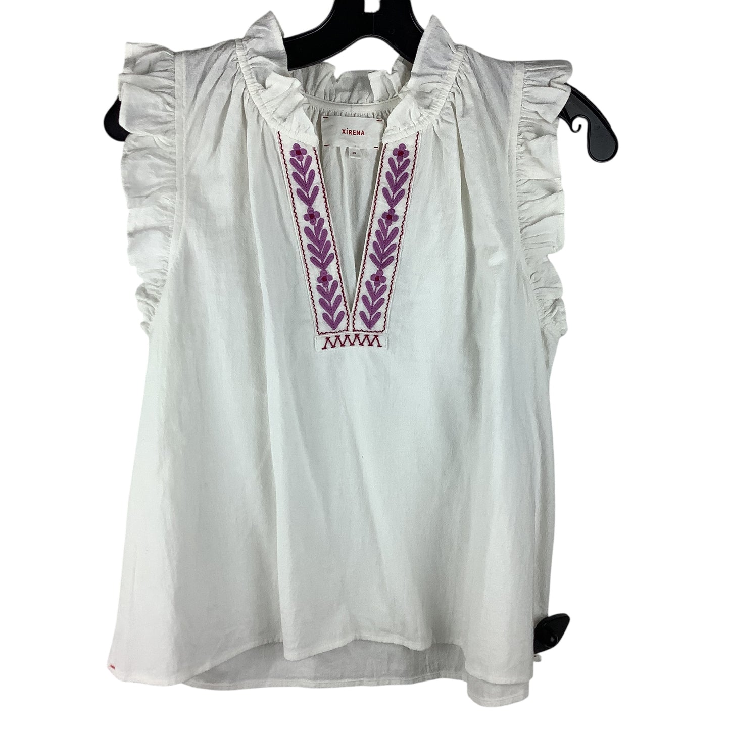 Top Short Sleeve By Cmc In White, Size: Xs