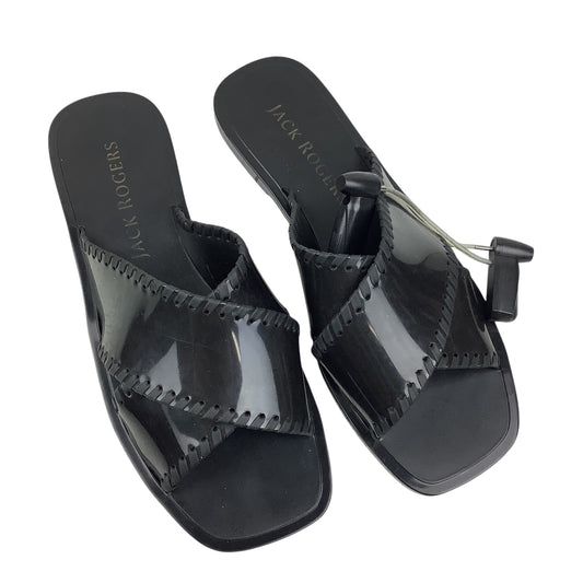 Sandals Designer By Jack Rogers In Black, Size: 8