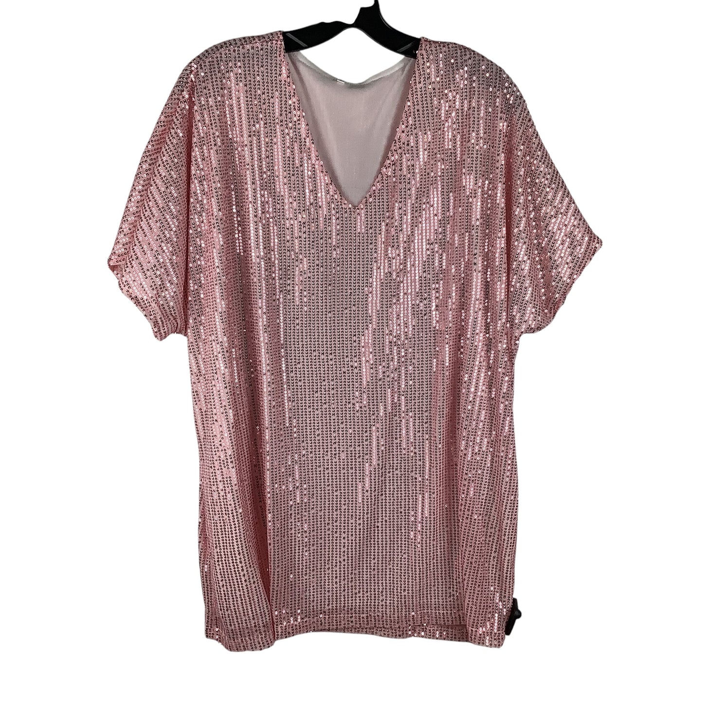 Top Short Sleeve By Clothes Mentor In Pink, Size: Xl