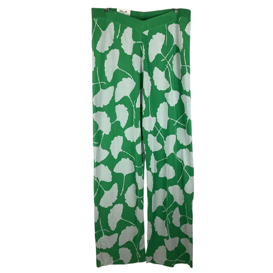 Pants Designer By Diane Von Furstenberg In Green, Size: L