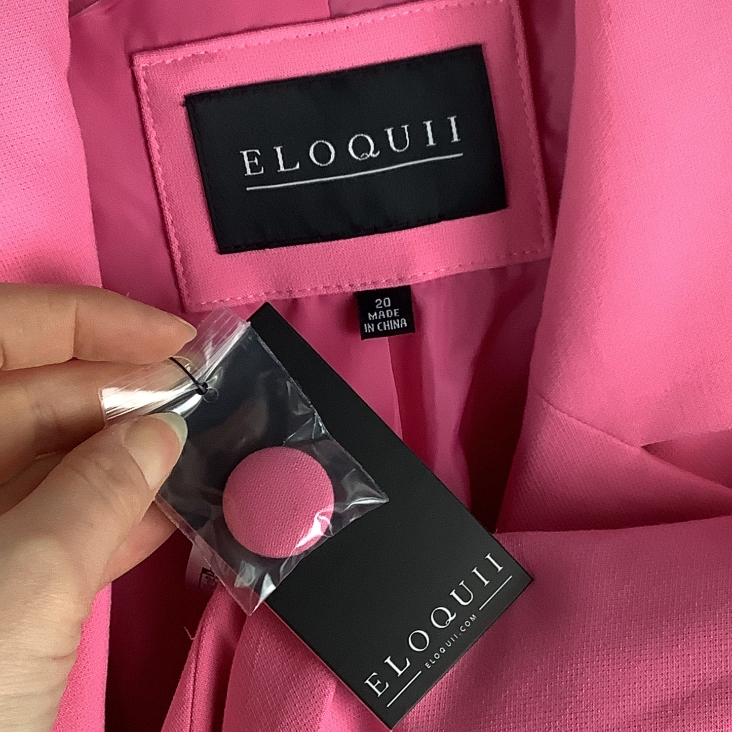 Blazer By Eloquii In Pink, Size: 20