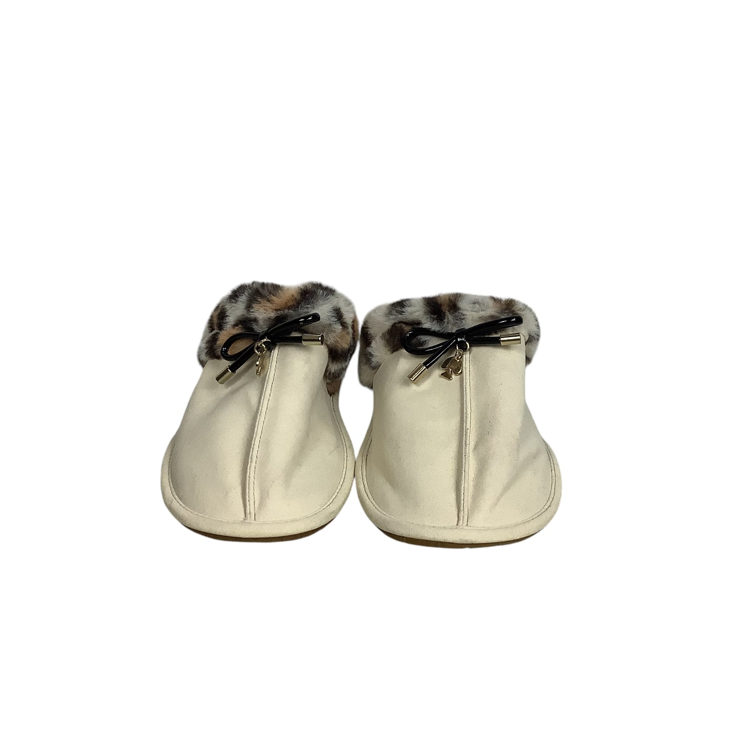 Slippers Designer By Kate Spade In Cream