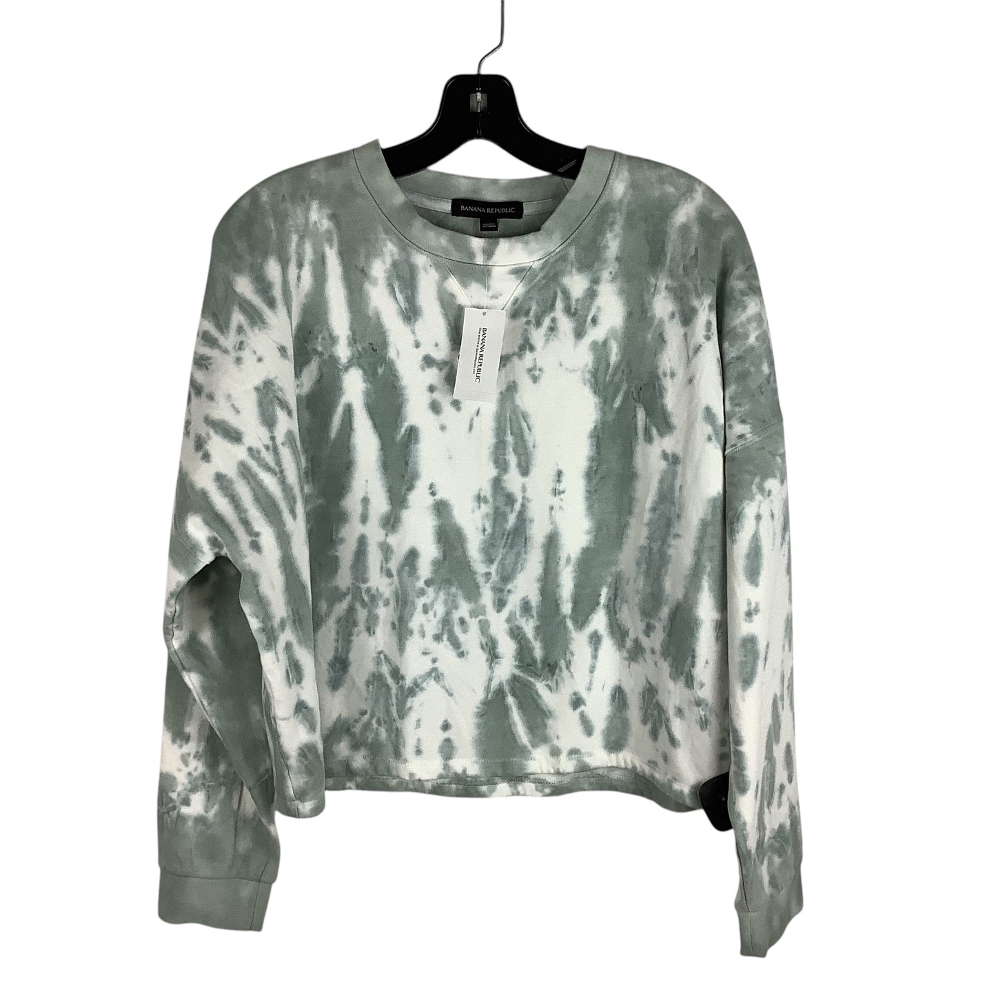 Sweatshirt Crewneck By Banana Republic In Tie Dye Print, Size: M