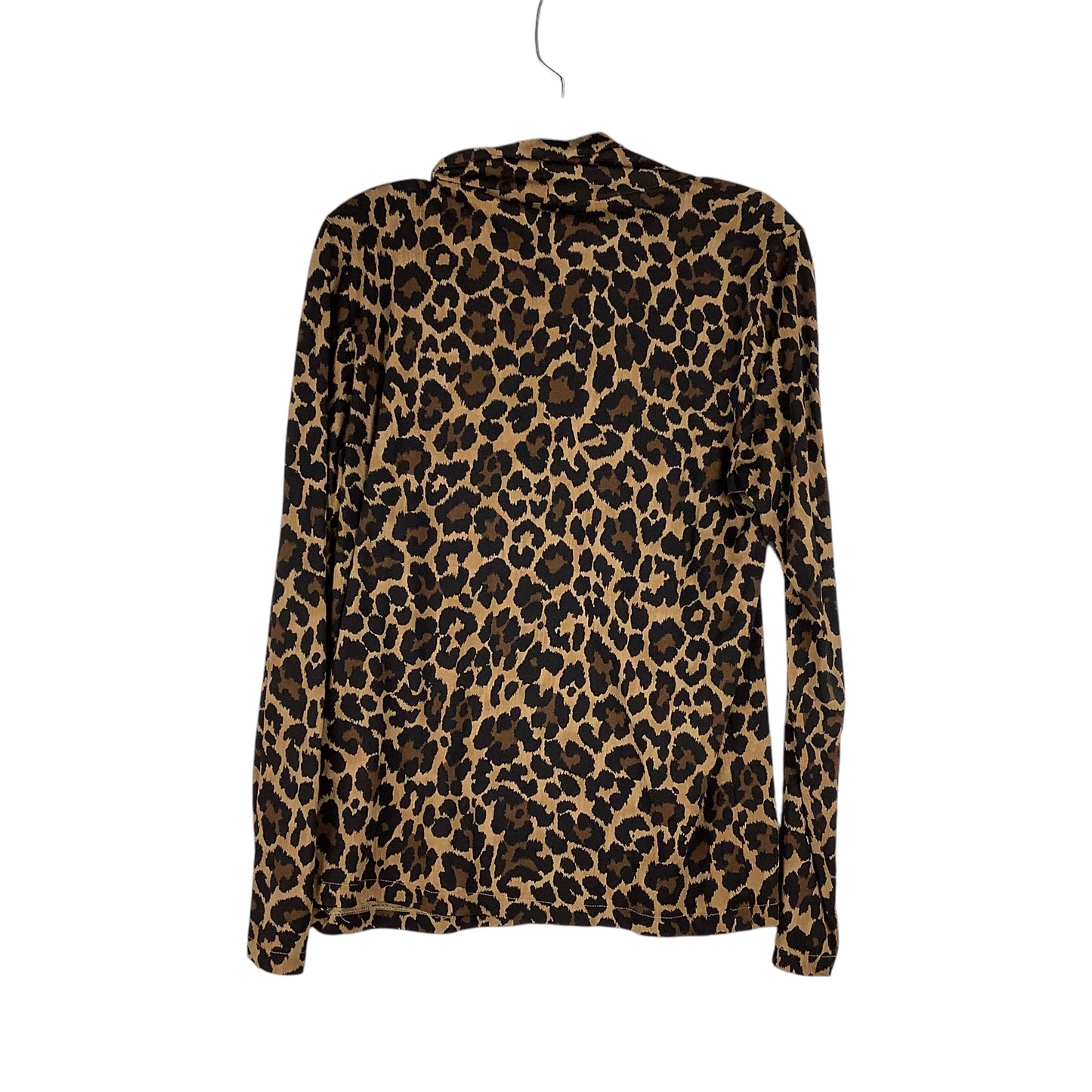 Top Long Sleeve By J. Crew In Animal Print, Size: L