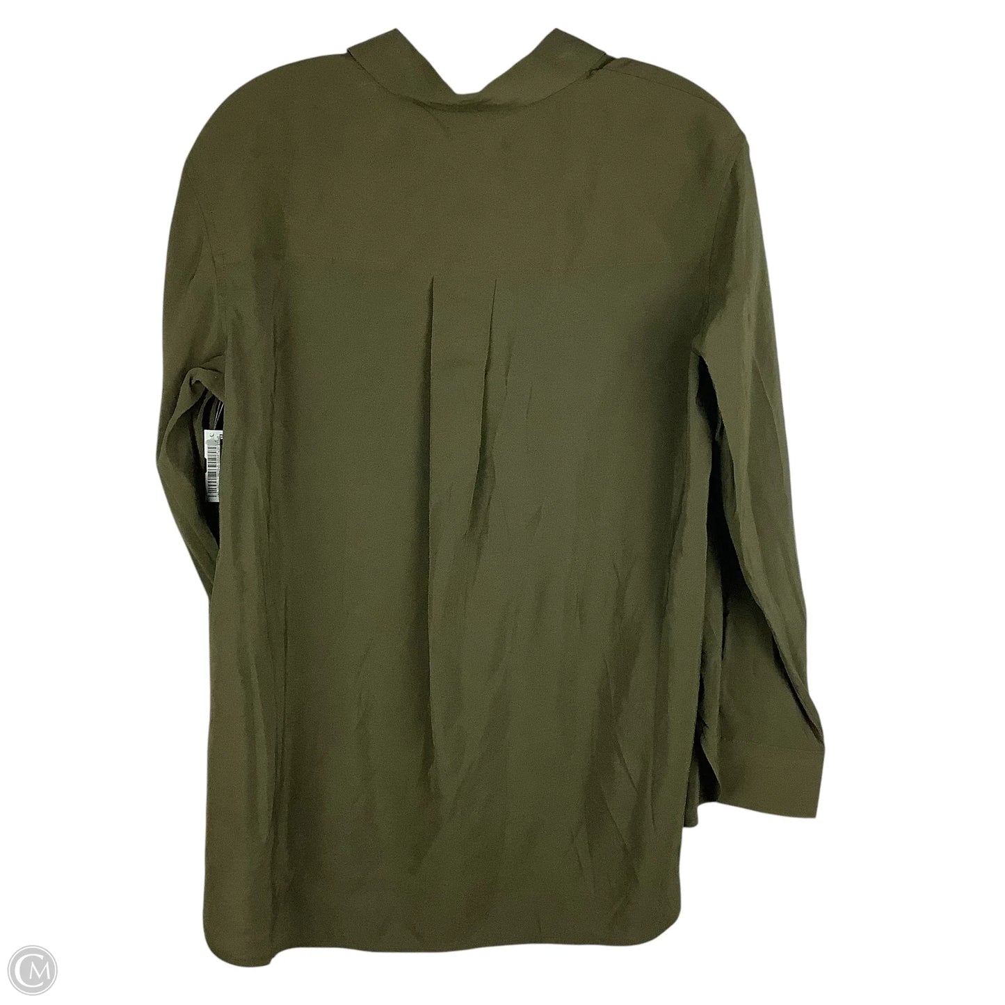 Top Long Sleeve By Banana Republic In Green, Size: S