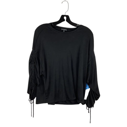 Top Long Sleeve By Express In Black, Size: S