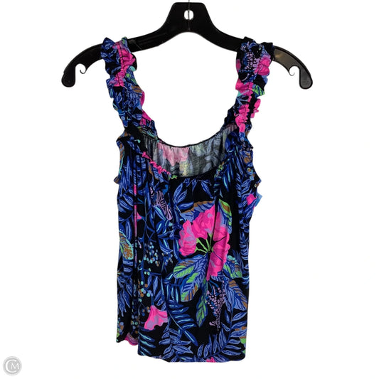 Top Sleeveless Designer By Lilly Pulitzer In Black, Size: Xs