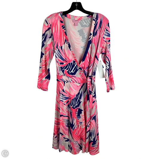 Dress Designer By Lilly Pulitzer In Pink & Purple, Size: S