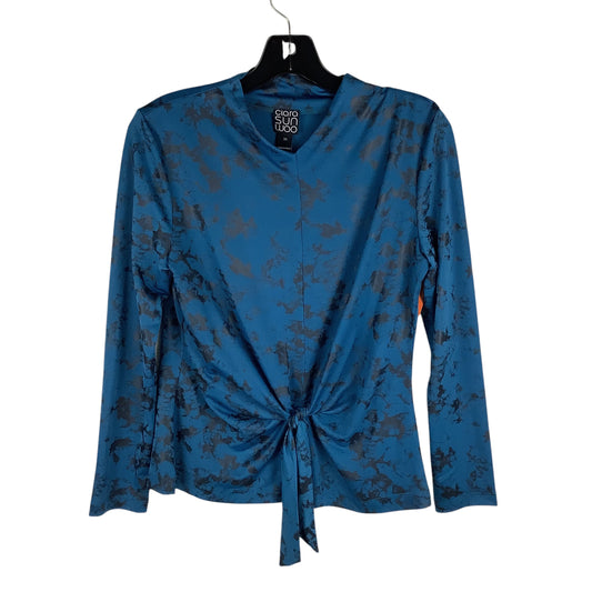 Top Long Sleeve By Clara Sun Woo In Blue, Size: Xs