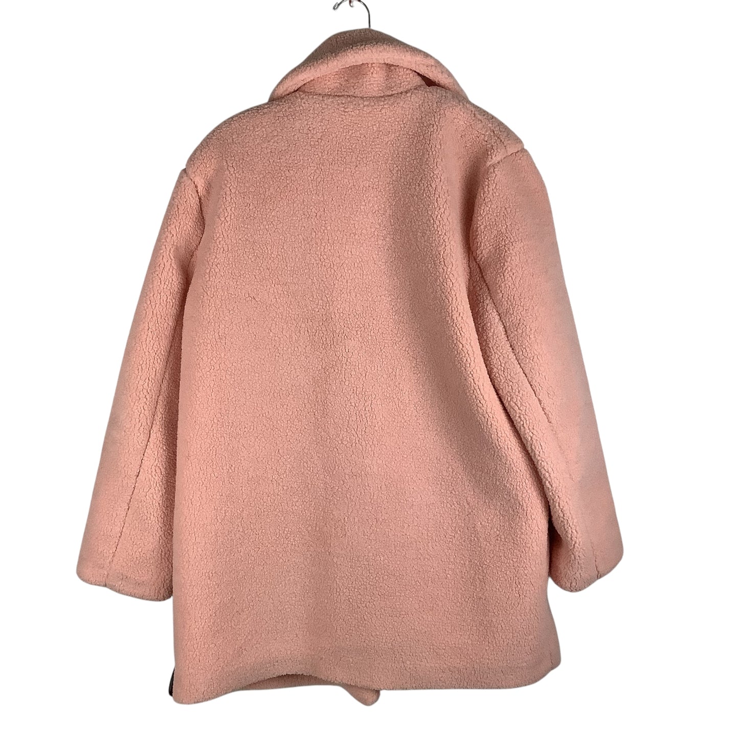 Coat Faux Fur & Sherpa By Cmc In Pink, Size: L