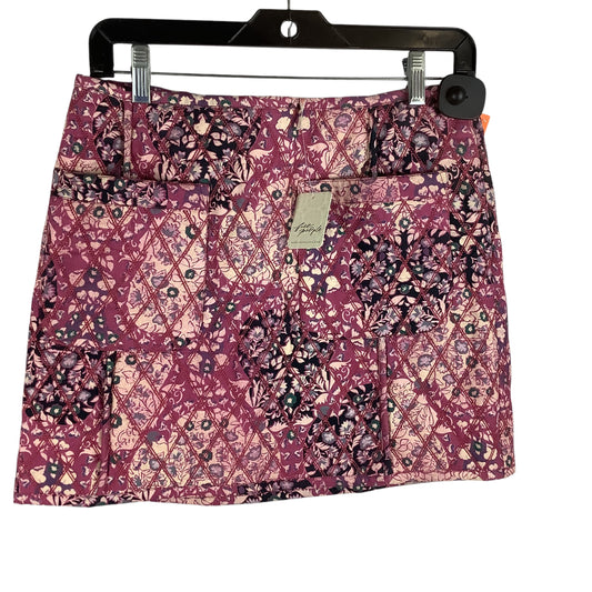 Skirt Mini & Short By Free People In Purple, Size: 10