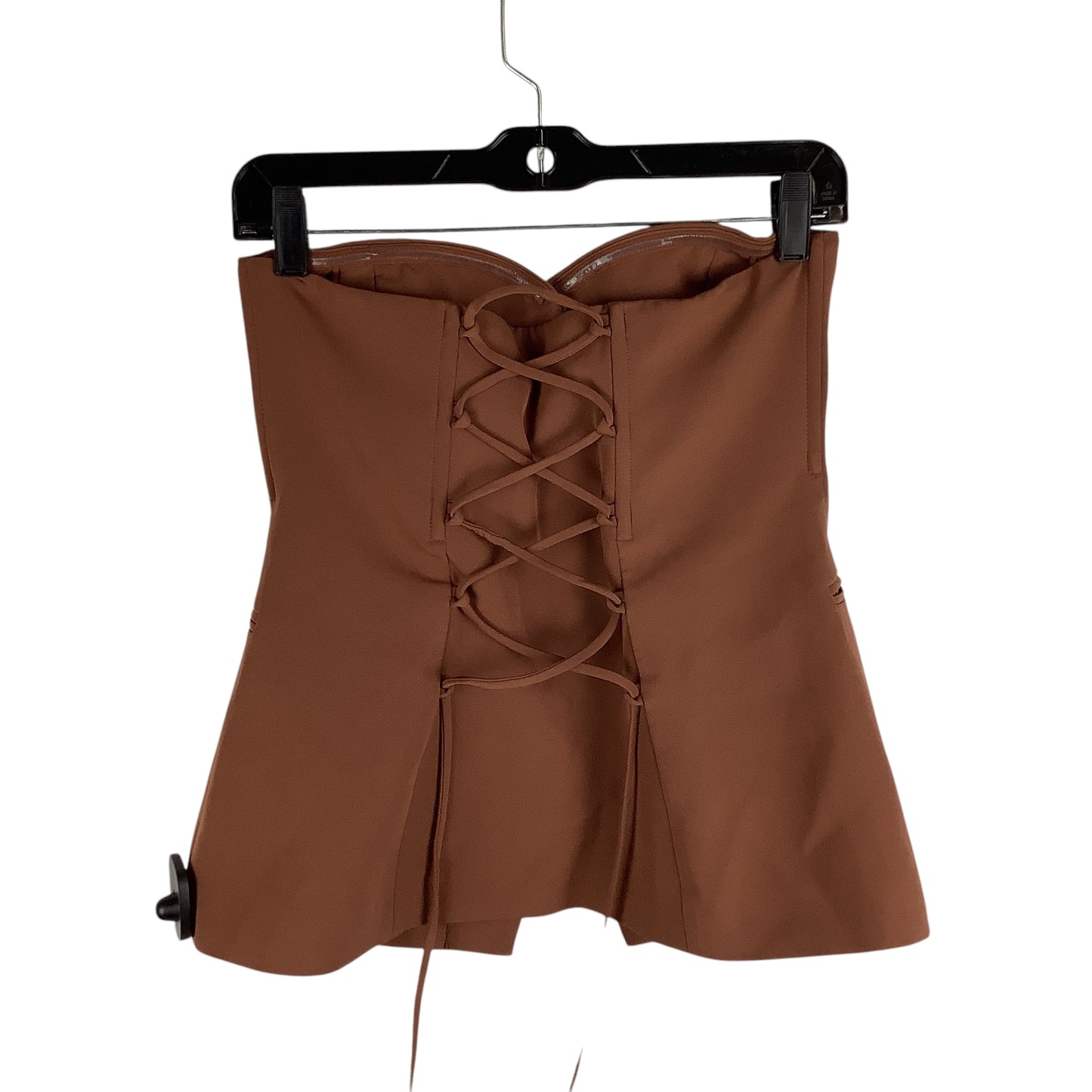 Top Sleeveless By Astr In Brown, Size: Xs