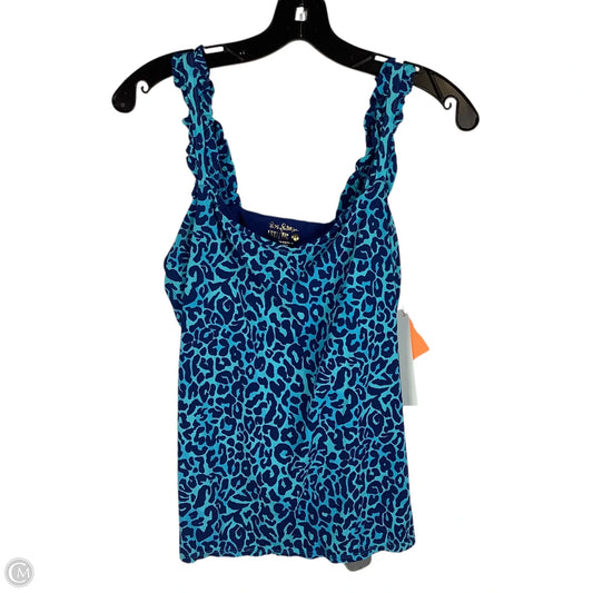 Top Sleeveless Designer By Lilly Pulitzer In Blue, Size: M