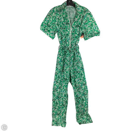 Jumpsuit By Zara In Green, Size: Xs