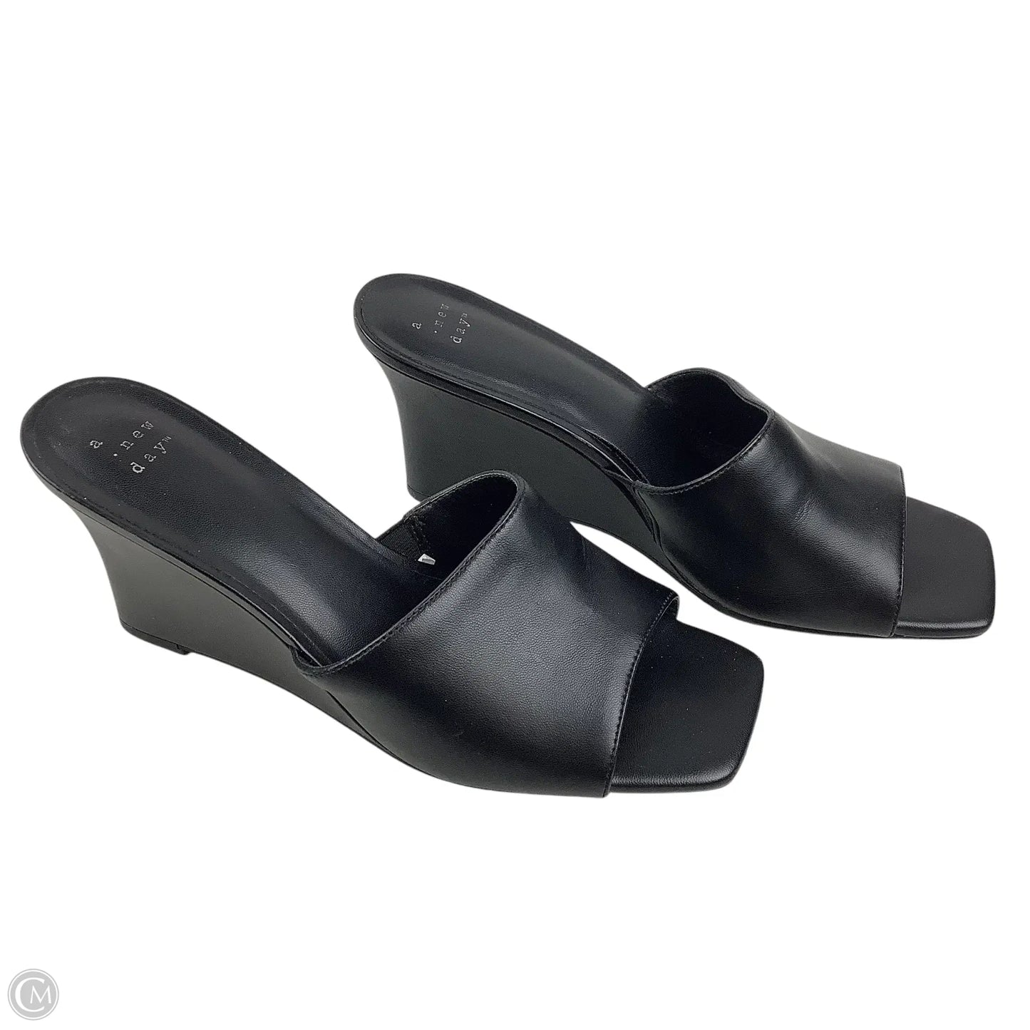 Sandals Heels Block By A New Day In Black, Size: 9