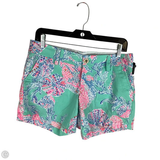 Shorts Designer By Lilly Pulitzer In Blue & Pink, Size: 6