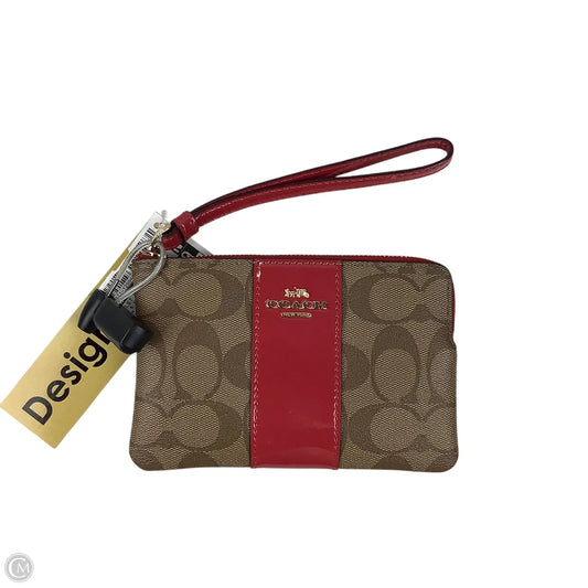 Wristlet Designer By Coach, Size: Medium