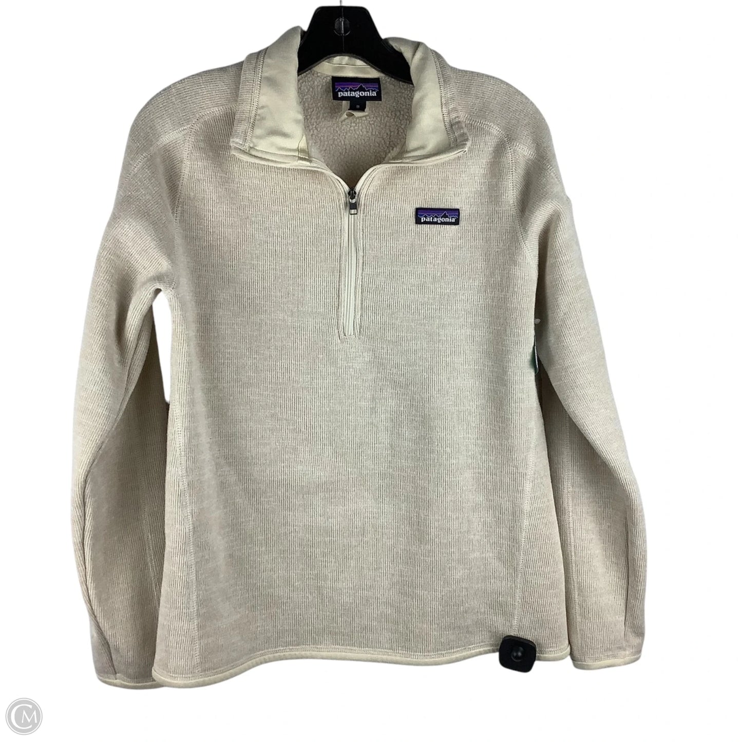 Jacket Fleece By Patagonia In Tan, Size: M