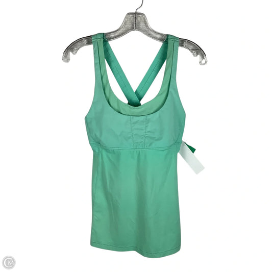 Athletic Tank Top By Lululemon In Aqua, Size: 10