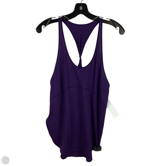 Athletic Tank Top By Lululemon In Purple Est. M