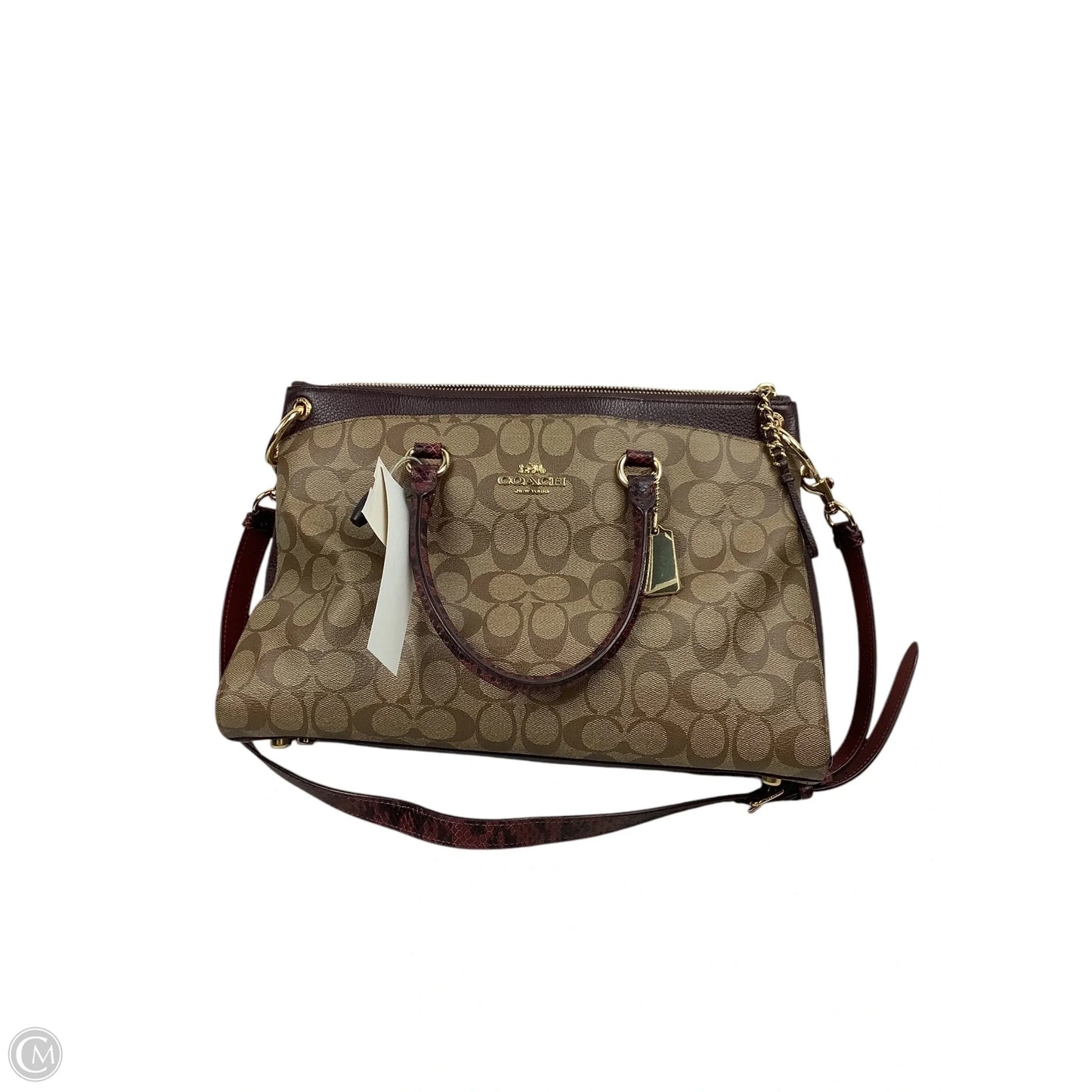 Handbag Designer By Coach, Size: Medium