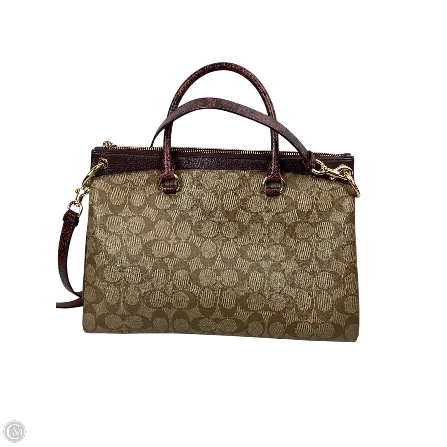 Handbag Designer By Coach, Size: Medium