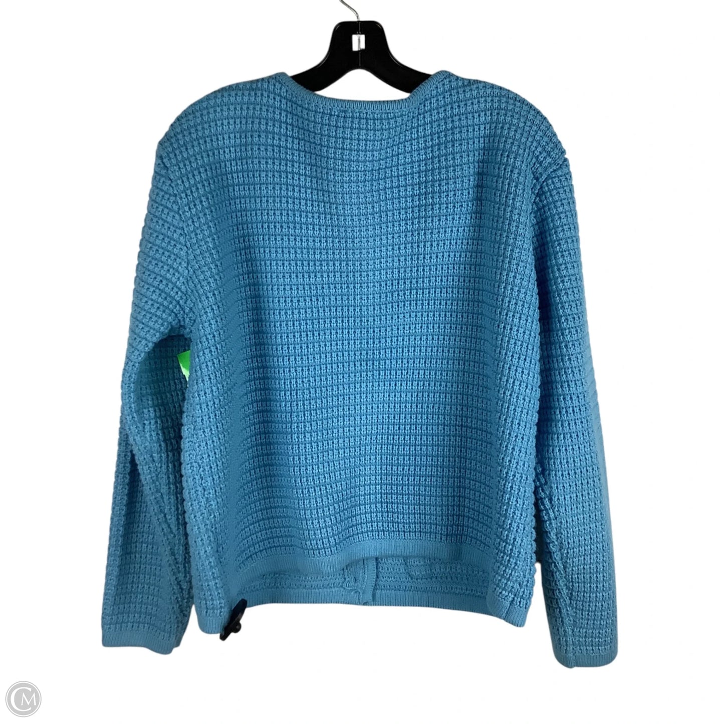 Sweater Cardigan By Cmc In Blue, Size: L