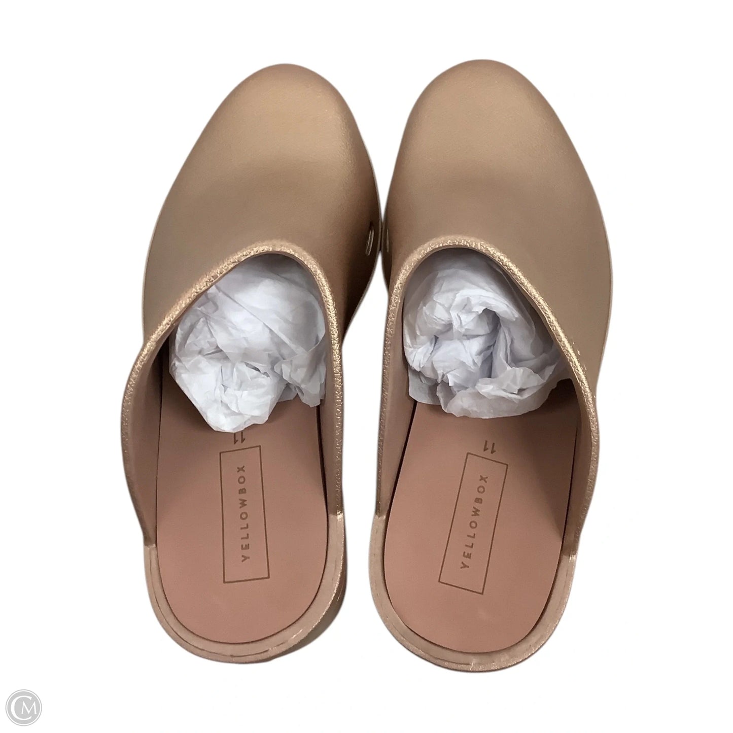 Shoes Heels Block By Yellow Box In Rose Gold, Size: 11