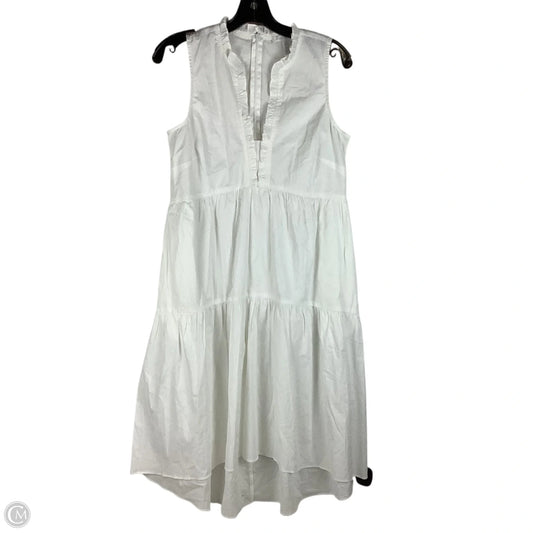 Dress Casual Midi By London Times In White, Size: 6
