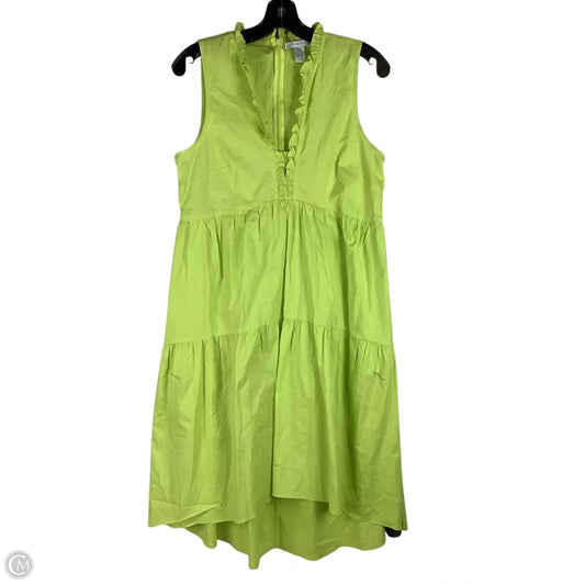 Dress Casual Midi By London Times In Green, Size: 6