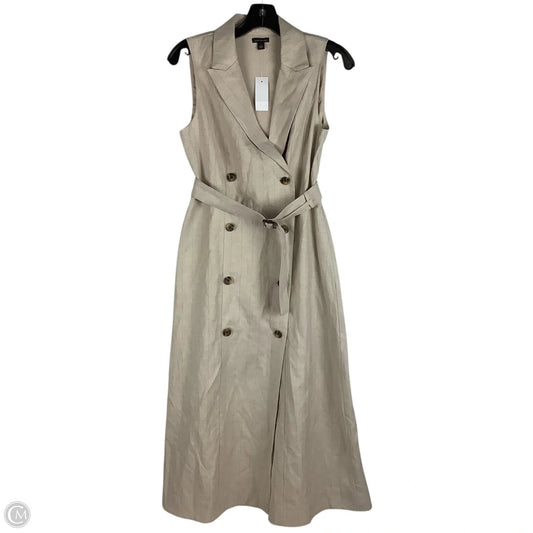 Dress Casual Maxi By Ann Taylor In Tan, Size: 2