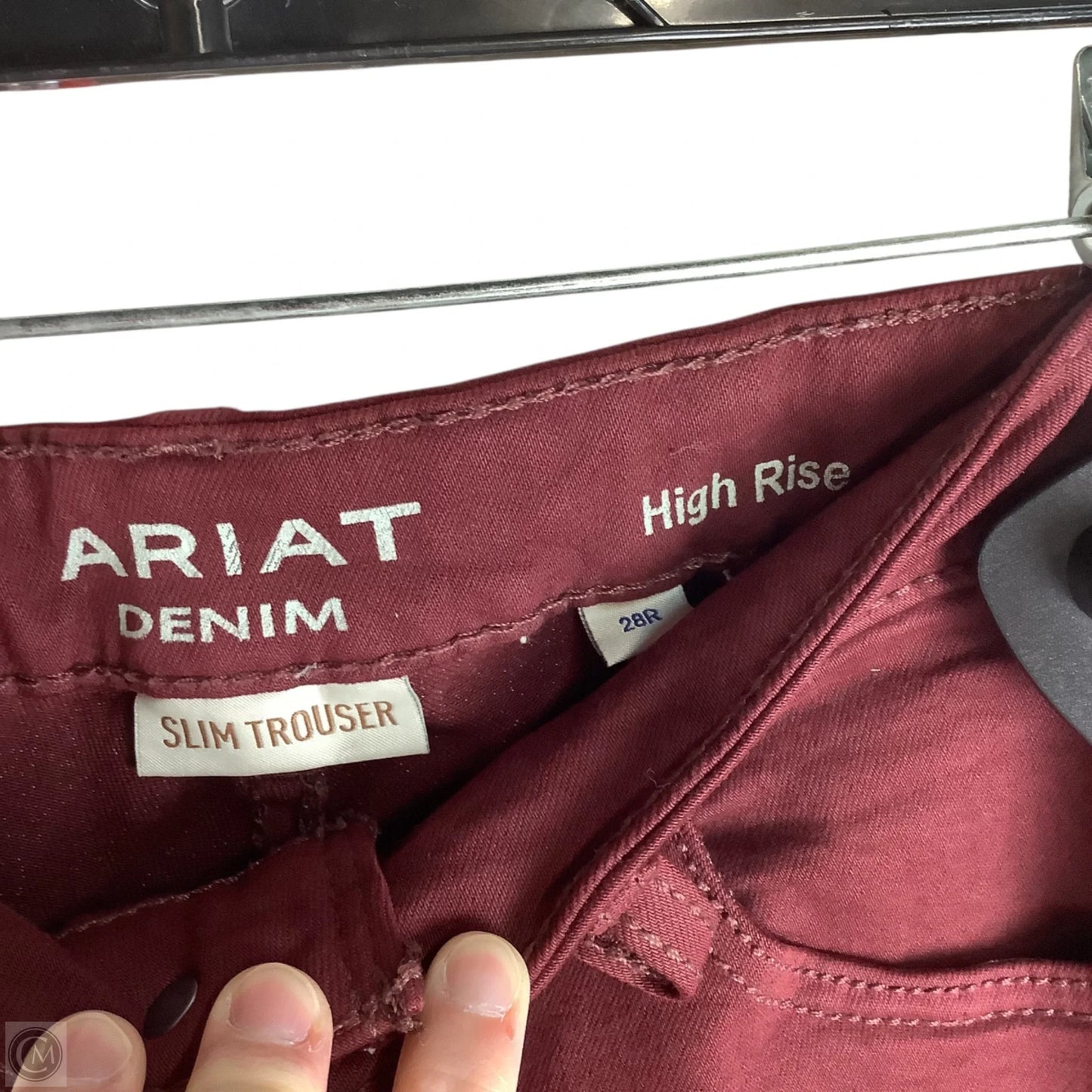 Jeans Flared By Ariat In Maroon, Size: 6 (28)