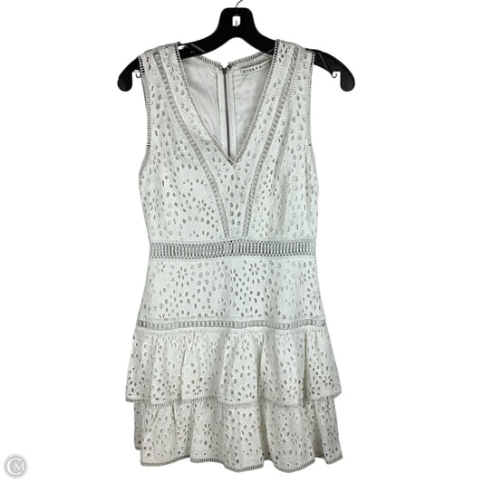 Dress Designer By Alice + Olivia In White, Size: 0