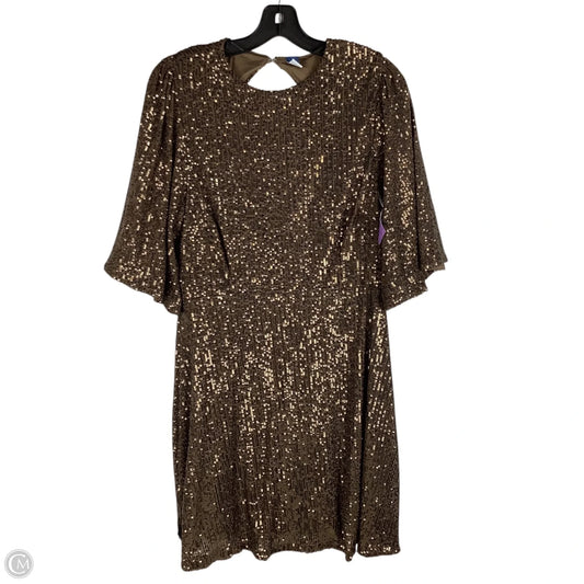 Dress Party Midi By Old Navy In Brown, Size: L