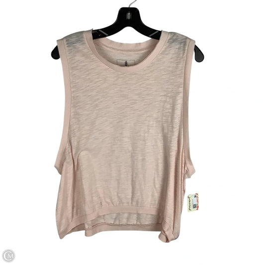 Athletic Tank Top By Free People In Pink, Size: L