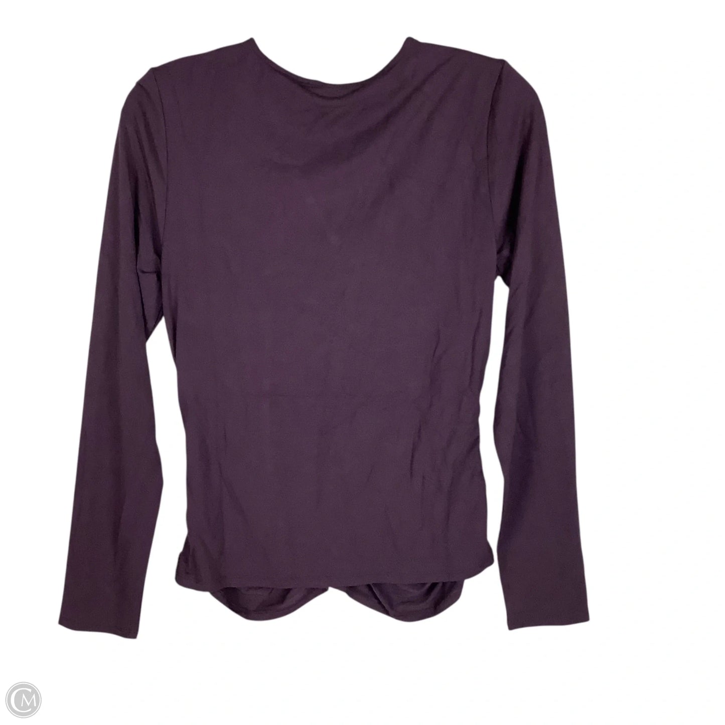 Top Long Sleeve By Cmc In Purple, Size: S