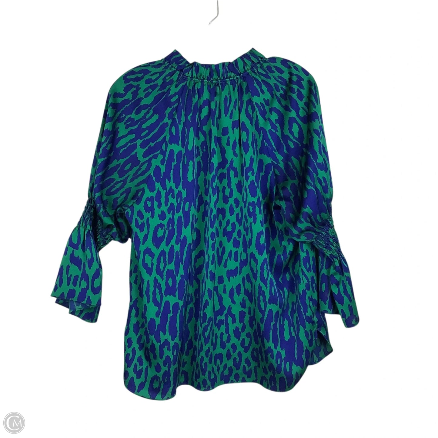 Top Long Sleeve By Jade In Blue & Green, Size: M