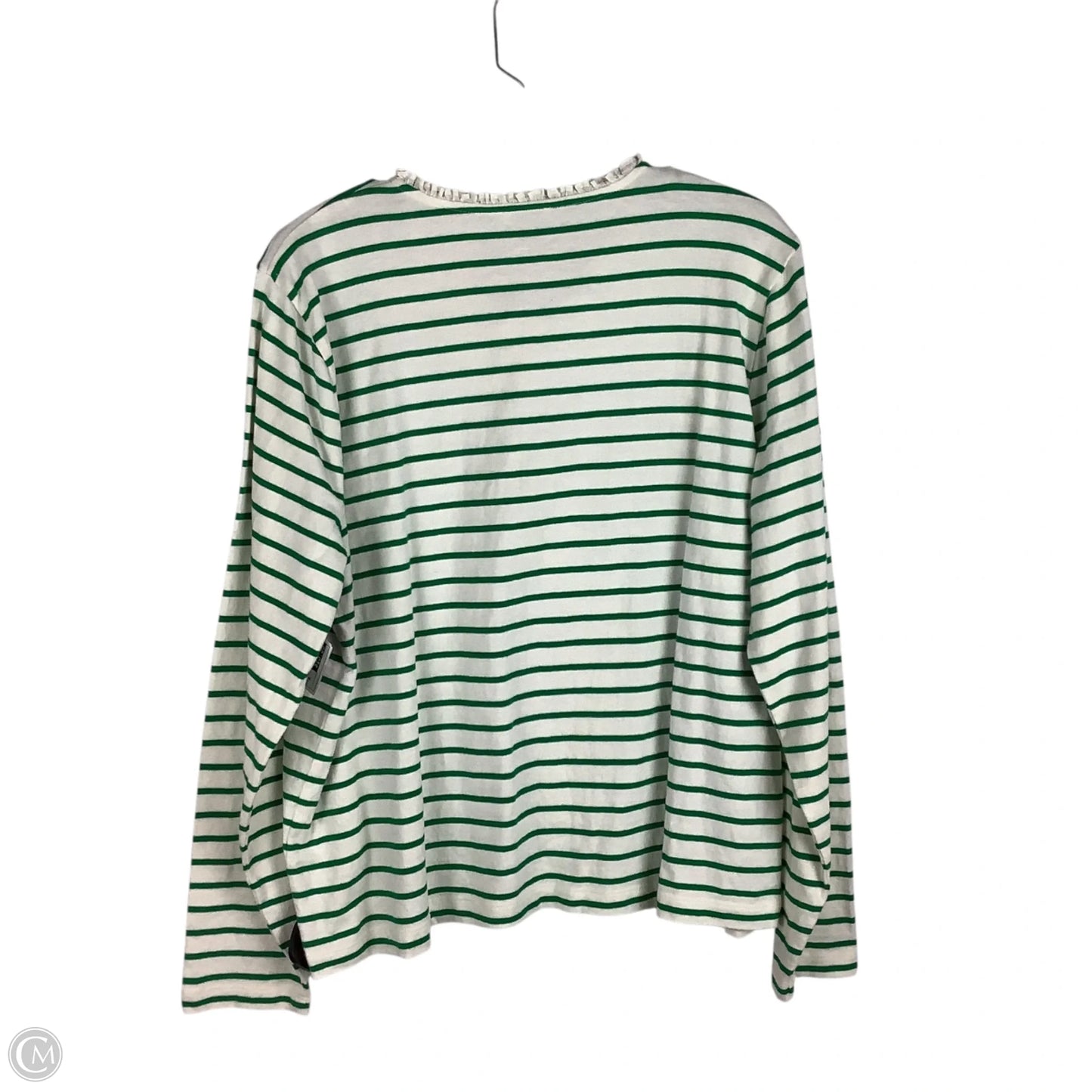 Top Long Sleeve By J. Crew In Striped Pattern, Size: Xl