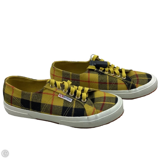Shoes Sneakers By Superga In Yellow, Size: 9.5